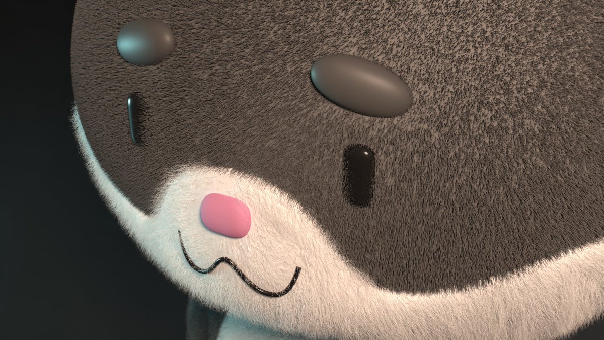 mycroft16's tweet photo. Some closer shots of Herbert. #blender #fur #hairparticles https://t.co/TTHZ0uXVkr