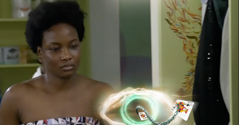 BBNaija's tweet photo. Ike trashed Ilebaye's locker last night in pursuit of her receiving a third strike and a potential disqualification. Click below for the #BBNaijaAllStars gist. #BBNaija
