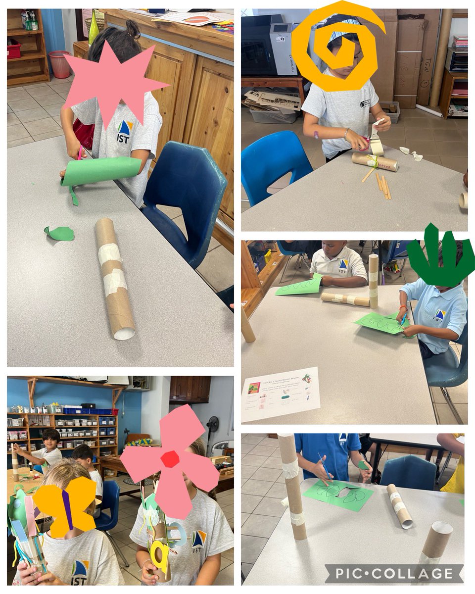Today @istafrica G1&G2 Ss enjoyed working creating Chicka Chicka Boom Boom coconut trees🌴! G3&G5 Ss inquired into and explored carpentry tools (saws, drills, screwdrivers, & hammers)🧰! #handsonlearning #istafricalearns #makerspace #ibpyp #STEMeducation #Exploration #inquiry