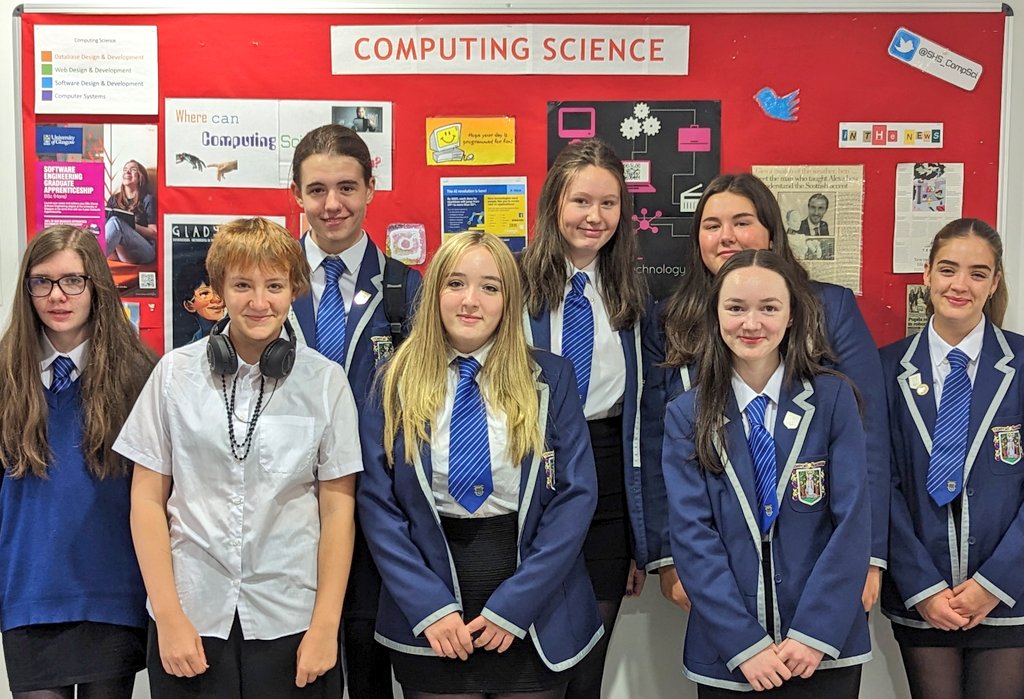 Some of our amazingly successful N5 and Higher students from 2023! Well done ladies! 🤩 #GirlPower