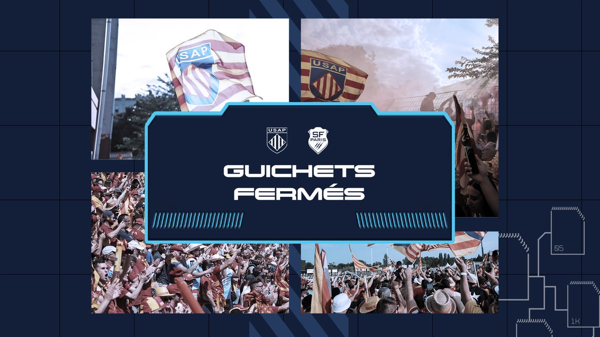 𝐆𝐮𝐢𝐜𝐡𝐞𝐭𝐬 𝐟𝐞𝐫𝐦𝐞́𝐬 ⚔️

Aimé Giral sera à guichets fermés pour la première journée de TOP 14 face au Stade Français demain ! 🫵

#unepassiondesémotions
