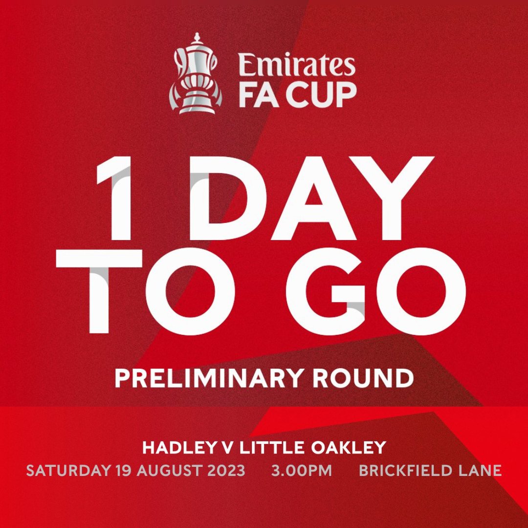 LittleOakleyFC's tweet photo. It's the MAGIC of the @EmiratesFACup tomorrow when we're off to @hadleyfc for our preliminary round tie.

Those that have a seat on the coach need to be at the club by 1115am.

🎤🎶🚍🆒🥊

⚫🔵🌰⚫🔵
#EmiratesFACup https://t.co/OsgsWQOpAN
