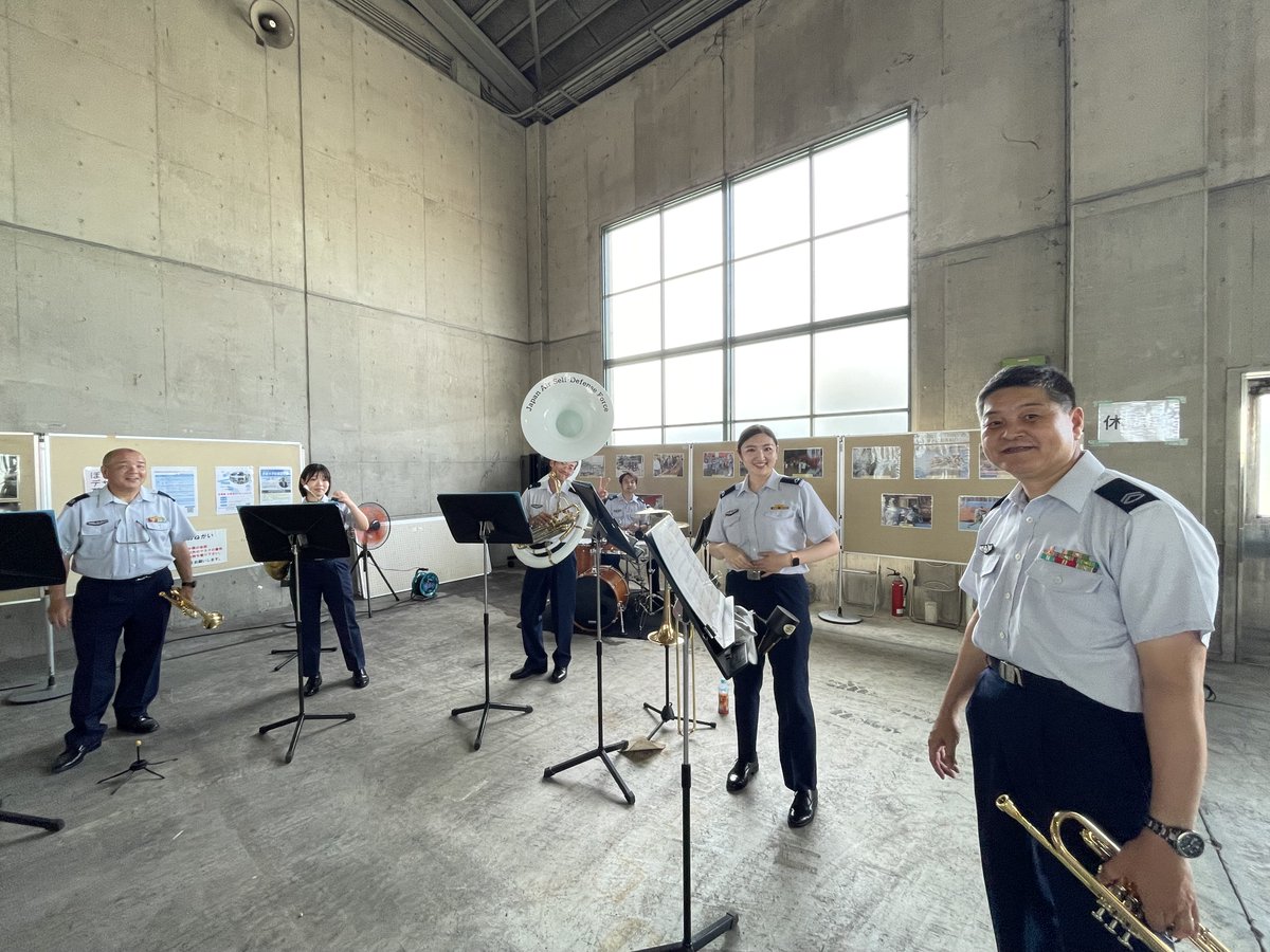 JASDF_Wadf_Band tweet picture