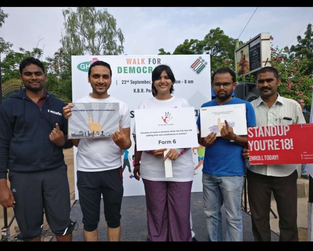 Vinay Vangala #SaveHCUBioDiversity (@vinay_vangala) on Twitter photo Change begins with ur "Vote"
"Vote" for our future!
Join here fr tomorow.
Last campaign with <a href="/harichandanaias/">Hari Chandana</a> inSep'18
<a href="/CommissionrGHMC/">Commissioner GHMC</a> <a href="/ZC_SLP/">ZC SERILINGAMPALLY ZONE GHMC</a>
<a href="/dobriyalrm/">R. M. Dobriyal , IFS</a> <a href="/pargaien/">Mohan Pargaien IFS🇮🇳</a> <a href="/krishna_ifs/">Krishna, IFS</a> <a href="/CVAnandIPS/">CV Anand IPS</a> <a href="/MRAMESHIPS/">Ramesh Masthipuram IPS</a> <a href="/CPCyberabad/">Avinash Mohanty IPS</a> <a href="/HiHyderabad/">Hi Hyderabad</a> <a href="/swachhhyd/">Shaandaar Hyderabad</a> <a href="/yuvatha_ngo/">Yuvatha Ngo</a> <a href="/Feedtheneed8/">Feed The Needy Trust</a>
#democracy Change begins with ur "Vote"
"Vote" for our future!
Join here fr tomorow.
Last campaign with <a href="/harichandanaias/">Hari Chandana</a> inSep'18
<a href="/CommissionrGHMC/">Commissioner GHMC</a> <a href="/ZC_SLP/">ZC SERILINGAMPALLY ZONE GHMC</a>
<a href="/dobriyalrm/">R. M. Dobriyal , IFS</a> <a href="/pargaien/">Mohan Pargaien IFS🇮🇳</a> <a href="/krishna_ifs/">Krishna, IFS</a> <a href="/CVAnandIPS/">CV Anand IPS</a> <a href="/MRAMESHIPS/">Ramesh Masthipuram IPS</a> <a href="/CPCyberabad/">Avinash Mohanty IPS</a> <a href="/HiHyderabad/">Hi Hyderabad</a> <a href="/swachhhyd/">Shaandaar Hyderabad</a> <a href="/yuvatha_ngo/">Yuvatha Ngo</a> <a href="/Feedtheneed8/">Feed The Needy Trust</a>
#democracy