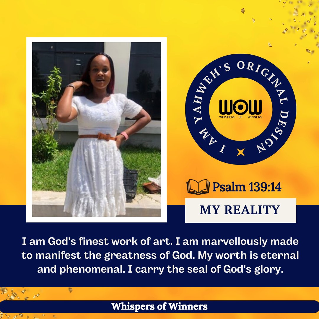 WinnersWhispers's tweet photo. @Esther137339441 Keep radiating God's glory and grace. You are made to manifest God's marvellous light and love 👑🙏 https://t.co/CtO0jW8lRZ