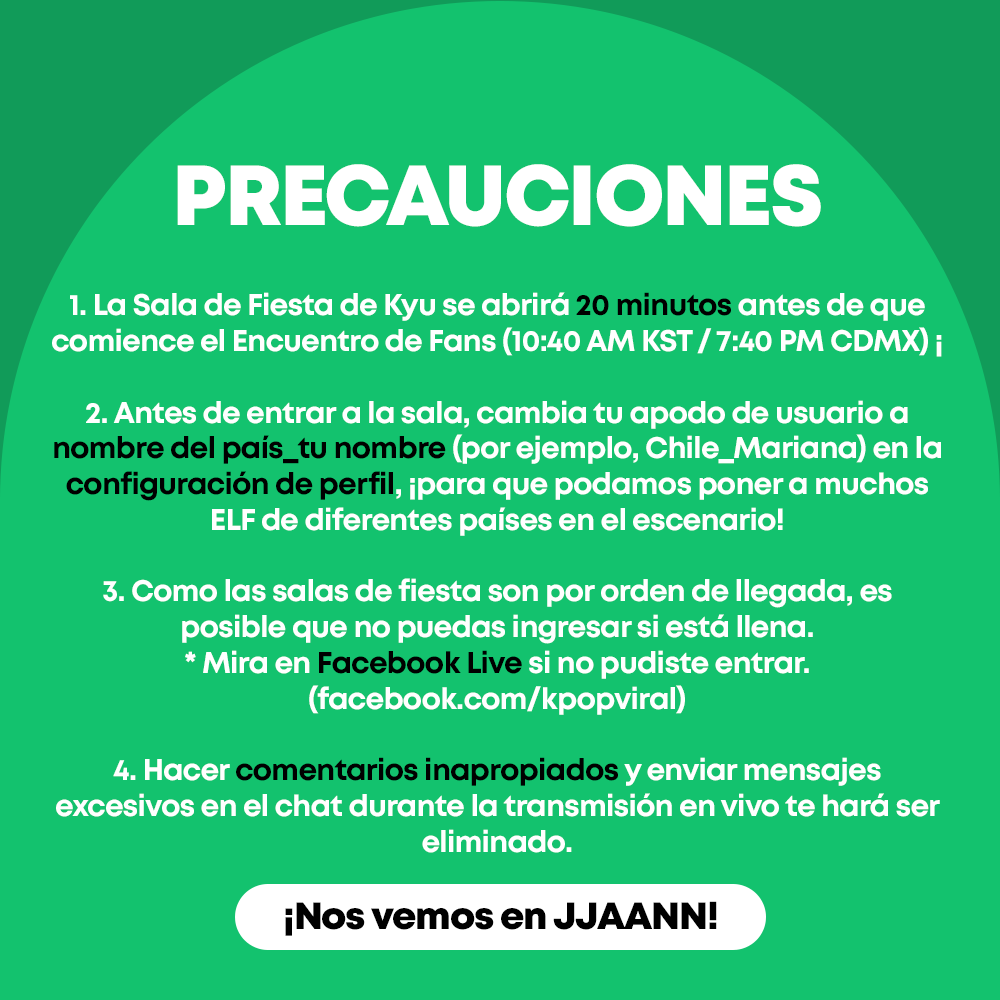 jjaann_global's tweet photo. ¡Hola E.L.Fs! ¡En unos días, conocerán a KYU @GaemGyu en JJAANN! Aquí están todos los detalles que necesitan saber para el evento especial! Disfruten nuestras sesiones creadas lo mas posible para el antes, durante y después del Fan Meet con los varios cuartos en EL D-DAY! https://t.co/SMoMAmBzTp