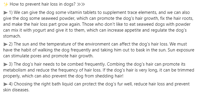 If the dog loses hair, what we should do?♦️♦️♦️

#doghair #doghairloss #dogfur #doglove #doglike #dogfamily #dog #pethair #pethairloss #petlove #pet #petgo #ipetdecor #ipetdecornews #ipetdecor  #ipetdecorproduct #iperdecorstore #ipetdecorlove