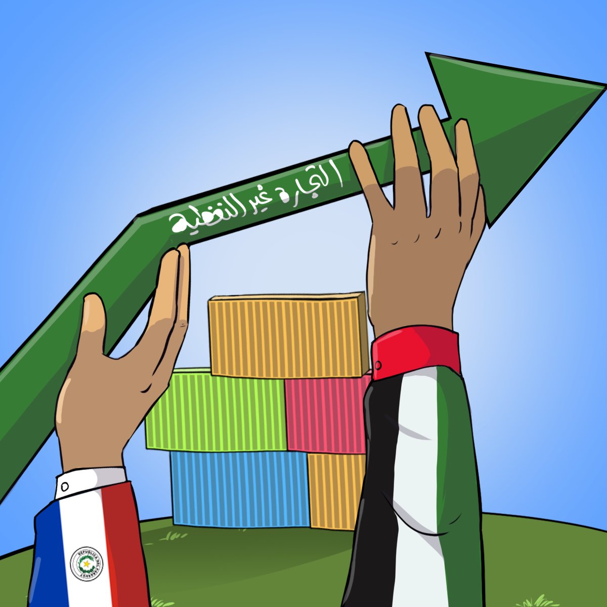 بحث الدكتور ثاني بن أحمد الزيودي وزير دولة للتجارة الخارجية الإماراتي تحفيز التجارة البينية غير النفطية مع دولة باراغواي وتمنيات قيادة دولة #الإمارات 🇦🇪وشعبها بدوام التوفيق والنجاح وتحقيق كل ما يتطلع إليه شعب باراغواي الصديق من التقدم والرخاء والازدهار👏