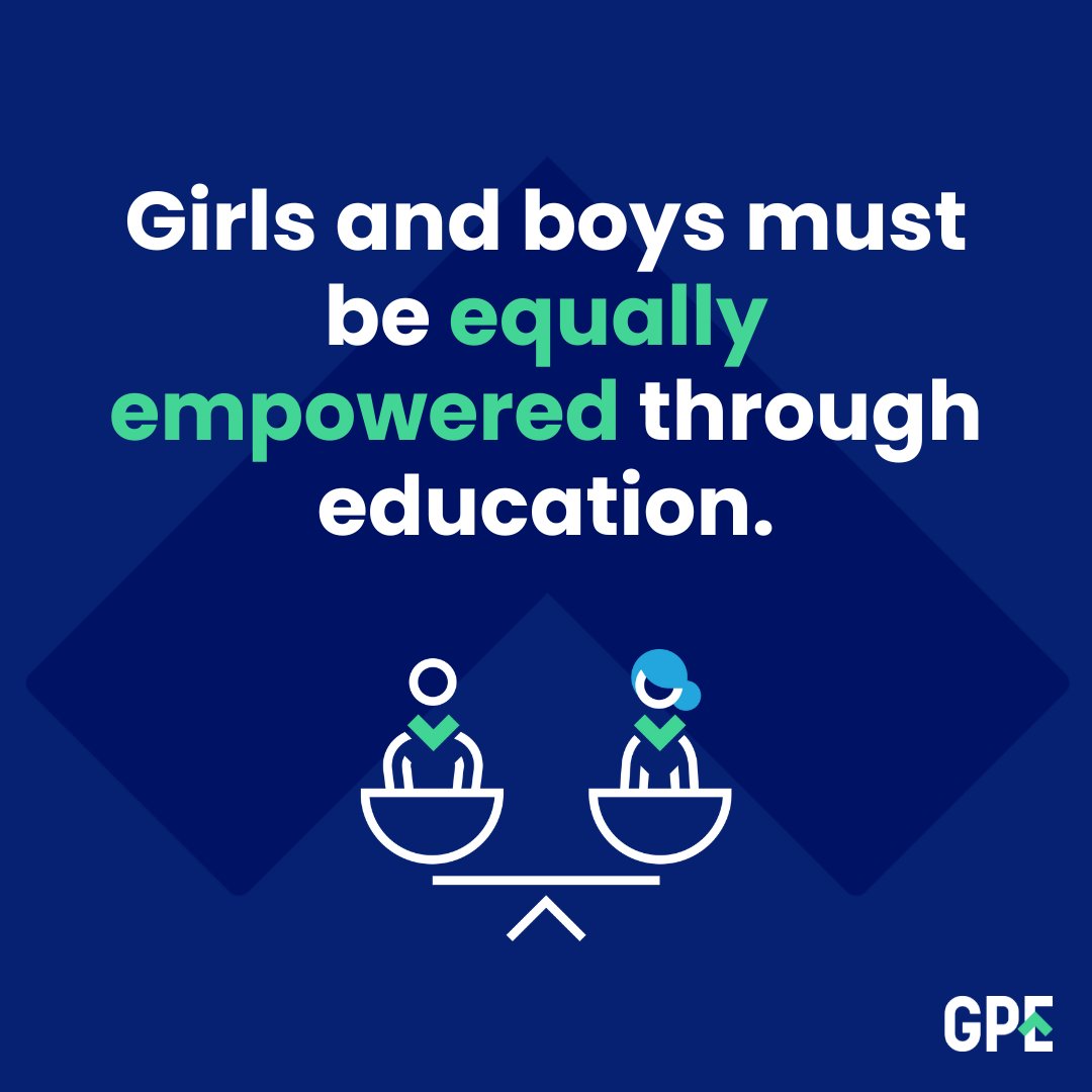 GPforEducation's tweet photo. Just getting girls into school is not enough.

Education must break down the deep structures that maintain gender inequality so that girls and boys can benefit equally.

Find out what it means to achieve #GenderEquality in and through education: https://t.co/rlwVdluDIJ https://t.co/DHliAUJnGl