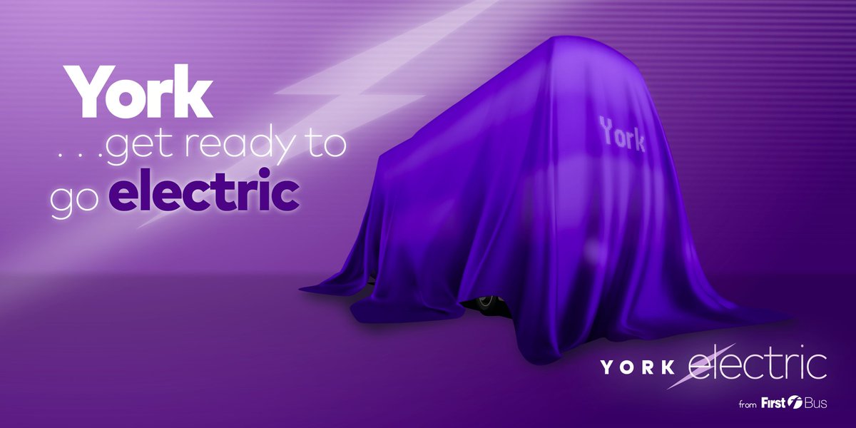 🔌 Charging up to change York. Be the first to take an exclusive look at York’s all-new electric buses. 🗓️ Friday, Aug 25 ⏰ 10AM - 2PM 📍 Clifford’s Tower, York Get up close to your stylish new buses, meet the team, and grab some goodies. ⚡ #yorkelectric