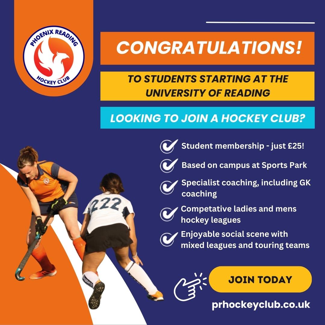 Congratulations to all of the students who will be heading to the University of Reading in September! 

If you are looking to join a hockey club we would love to welcome you! 

#hockey #fieldhockey #universityofreading #readinguniversity #universityofreading #uniofreading