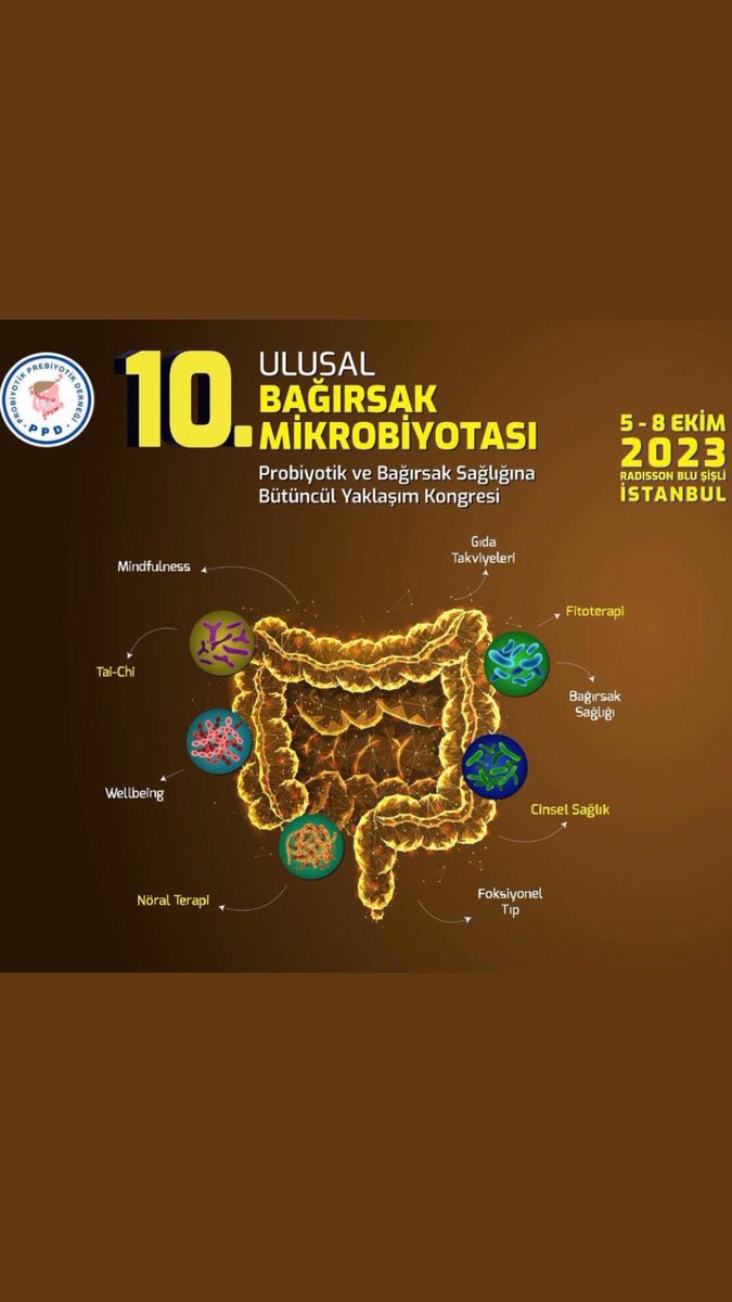 “BÜTÜNCÜL YAKLAŞIMLA İŞ YAŞAMINDA SAĞLIĞIN DOĞRU ŞİFRELERİ”
Dr.Sedef BİNGÜL

6 Ekim 2023 Saat 17.10-17.30
Radisson Blu Şişli

-10.ULUSAL BAĞIRSAK MİKROBİYOTASI- Probiyotik ve Bağırsak Sağlığına Bütüncül Yaklaşım Kongresi-

Güncel bilgileri öğrenmek isteyen herkesi bekliyoruz!