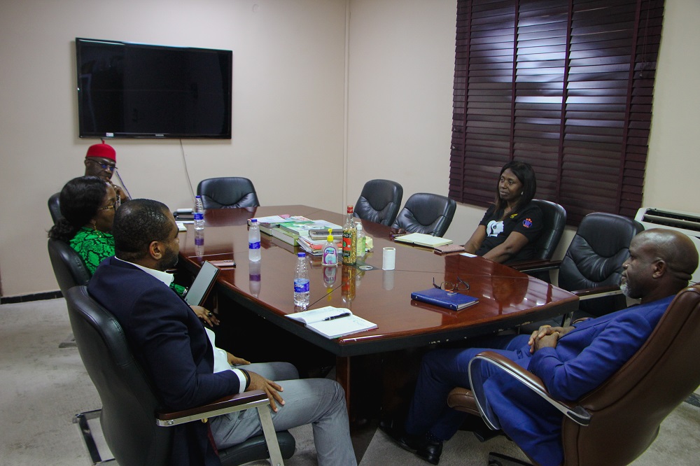 SFHNigeria's tweet photo. Yesterday, Our Managing Director, @Omokhudu_I  received a courtesy visit from the Management Sciences for Health HQ leadership @MSHHealthImpact  ably led by the Vice President, Programme Delivery Group, Dr Aday E. Adetosoye.
 
The MSH leadership were on a visit to Nigeria to officially introduce the New Country Director (Nigeria) @mshnigeria, Dr Dozie Ezechukwu @eizod to diverse stakeholders as well as engage in conversations on potential collaboration and partnership opportunities within Nigeria.

Discussions also centred on areas of mutual interest and cooperation in advancing health promotion, health systems strengthening and business development.
#healthforall #Collaboration #SFHat40