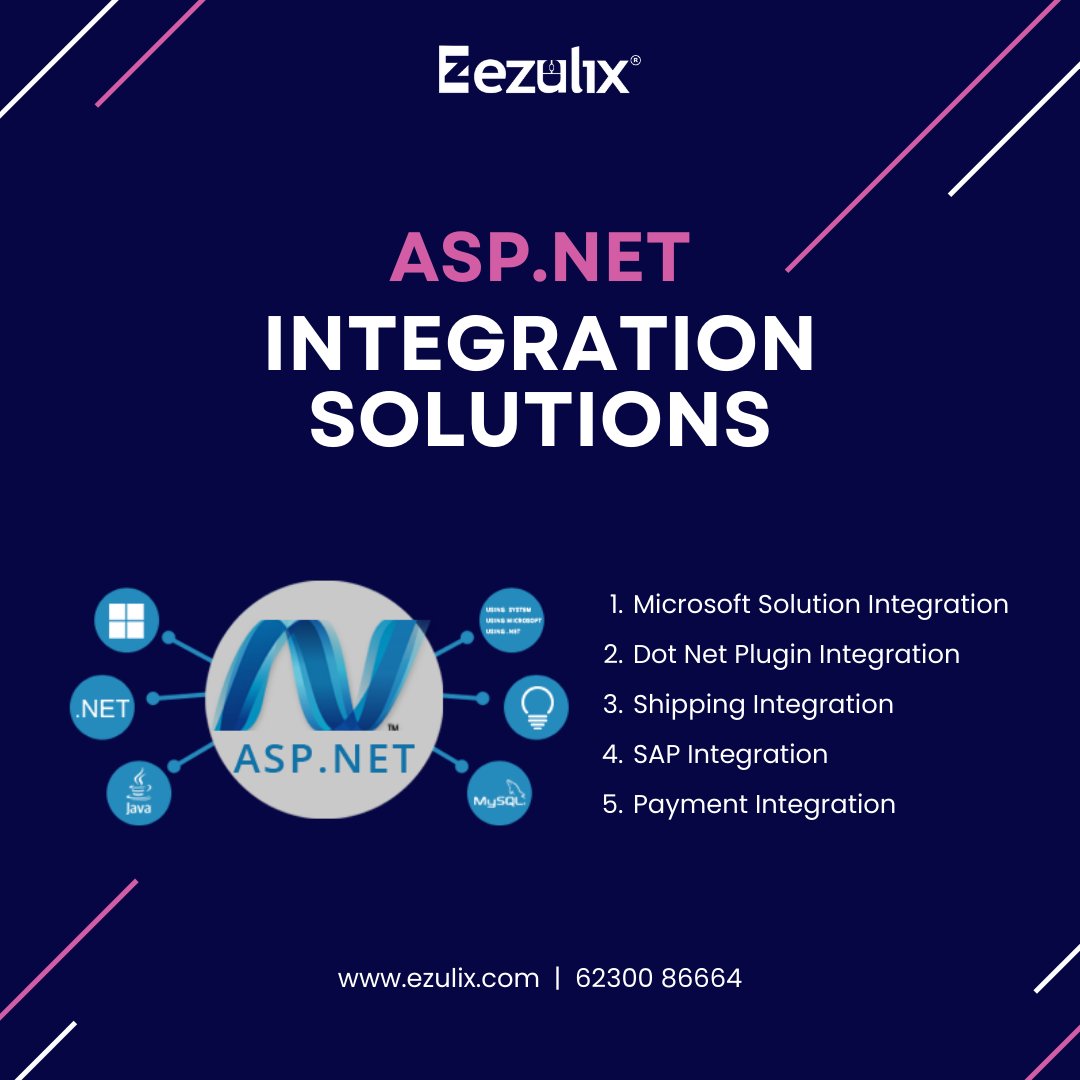 Ezulix_Software's tweet image. Elevate your web applications with seamless integration using ASP.NET! 📷 Our  Integration Solutions empower your software to communicate, collaborate, and conquer new horizons.

#ASPNETIntegration #SoftwareSolutions #SeamlessIntegration