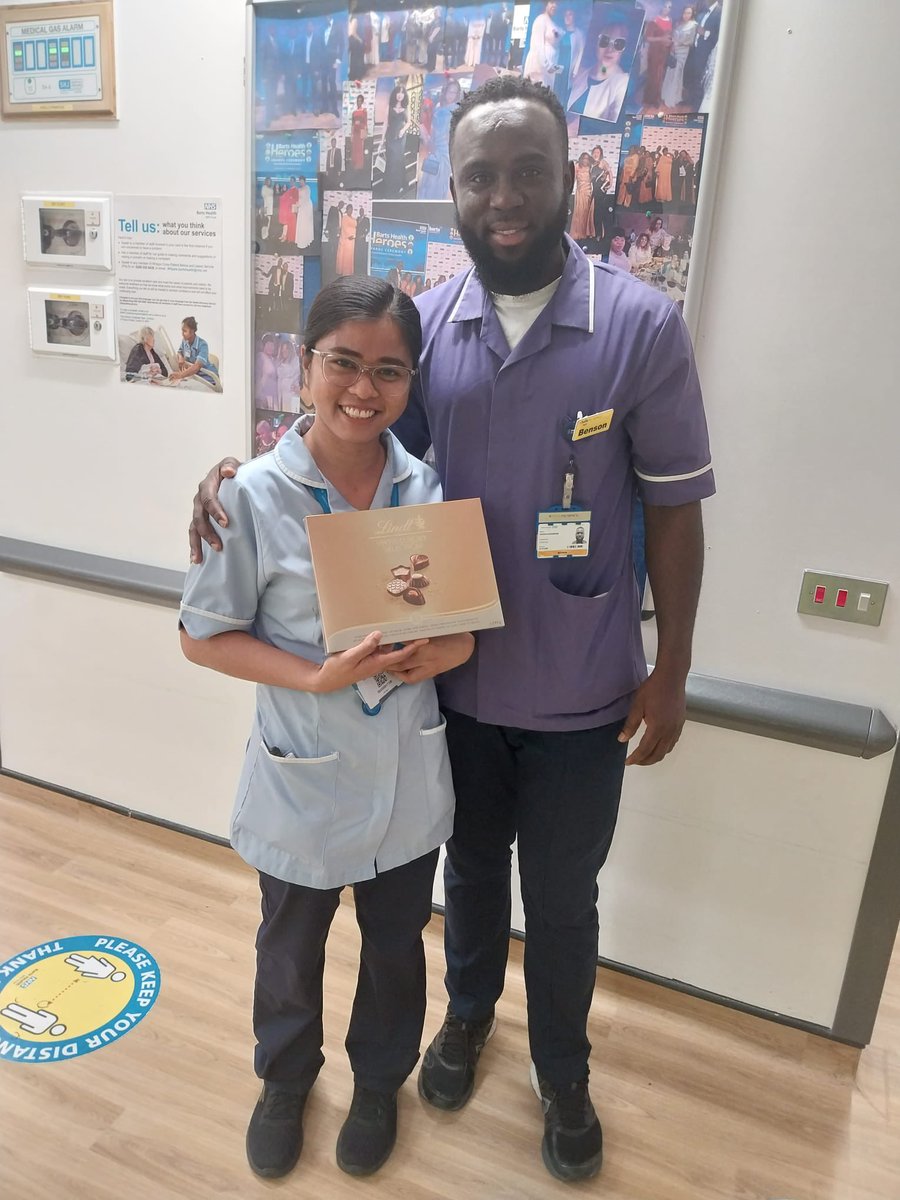 Fantastic Friday!!
Appreciation and well-being check brings best out of people and makes them feel valued. Little gift from me to one of my dedicated staff nurse “ Hernando Lanna” for her team support, hard work and care to our patients. Well done, Lanna!!!