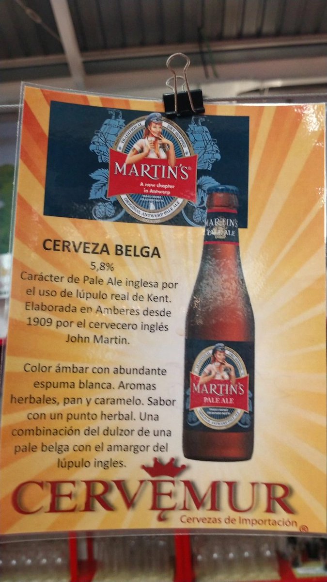 Cervemur_Import's tweet photo. Cerveza San Martin's , la favorita del jefe, si no la conoces ven y prueba la en @Cervemur_Import santacatalina.
#cerveza #Murcia #cerveceria #jefe #cervemur https://t.co/gX4FVORjCU