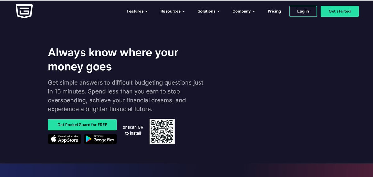 @PocketGuard: 💳 AI-powered budgeting assistant! Track transactions, set limits, and receive alerts to stay on top of your spending game. 🤖💰 #FinancialGuardian #SmartSpending