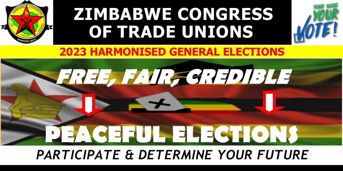 With a few days to the election, we reiterate our demand for Free, Fair & Credible processes that guarantee a Peaceful election. @FMuchae @japhet_moyo @ZECzim @MoJLPA @PoliceZimbabwe @CCCZimbabwe @zanupf_patriots