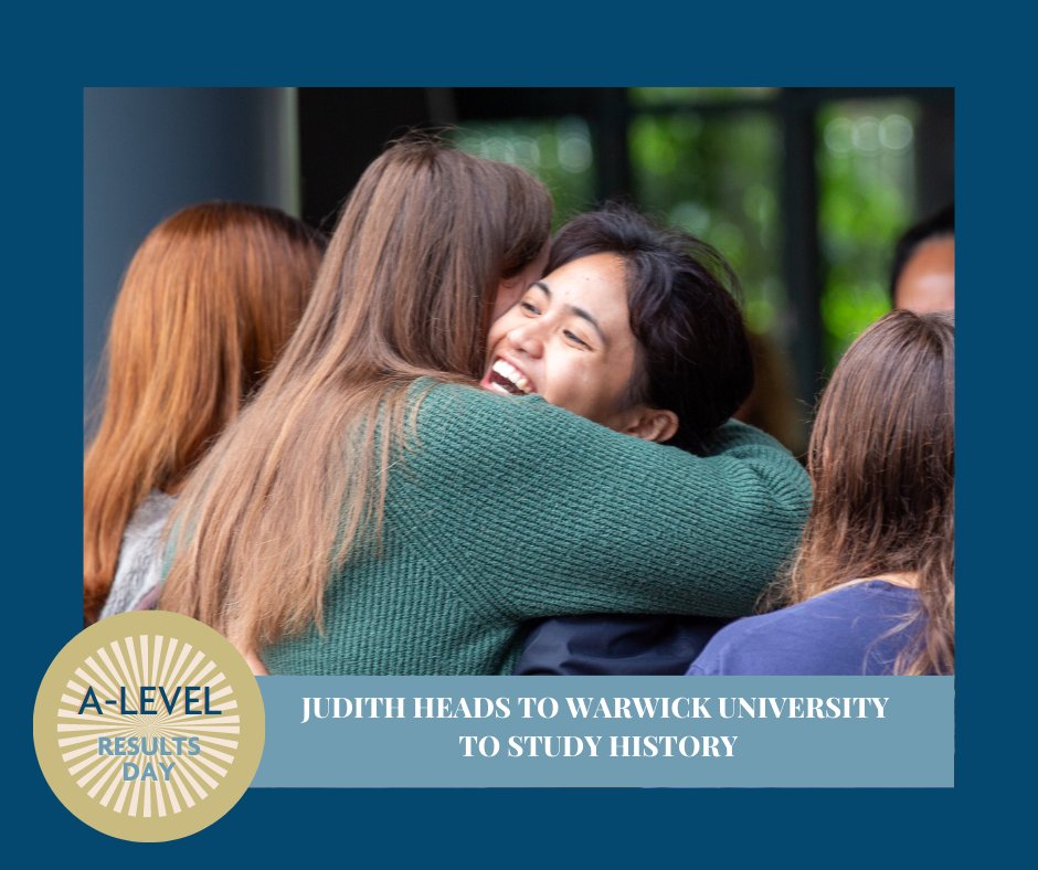 BlackheathHigh's tweet photo. Brilliant news for Judith as she receives her grades in Religious Studies (A), History (B) and English Literature (A) and is about to head off to @uniofwarwick to study History.  🌟 🙌🏽
#WhereGirlsBoldlyGo #ALevelresults2023 #ALevelResults #GDST #GDSTFamily #GirlsFirst https://t.co/B4j33kuR5N