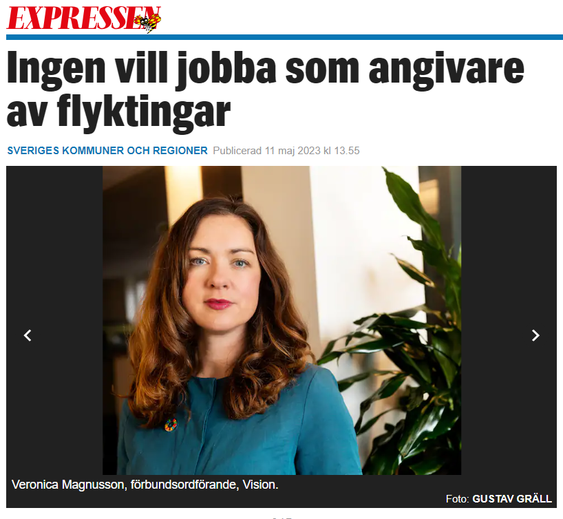 Också värt att påminna om det här. Socialtjänsten som redan idag lägger stor tid på att mota desinformation och bygga förtroende, kommer se hur förtroendet raseras om de tvingas anmäla papperslösa. Ändrar då socialtjänstens uppdrag i grunden. expressen.se/debatt/ingen-v…