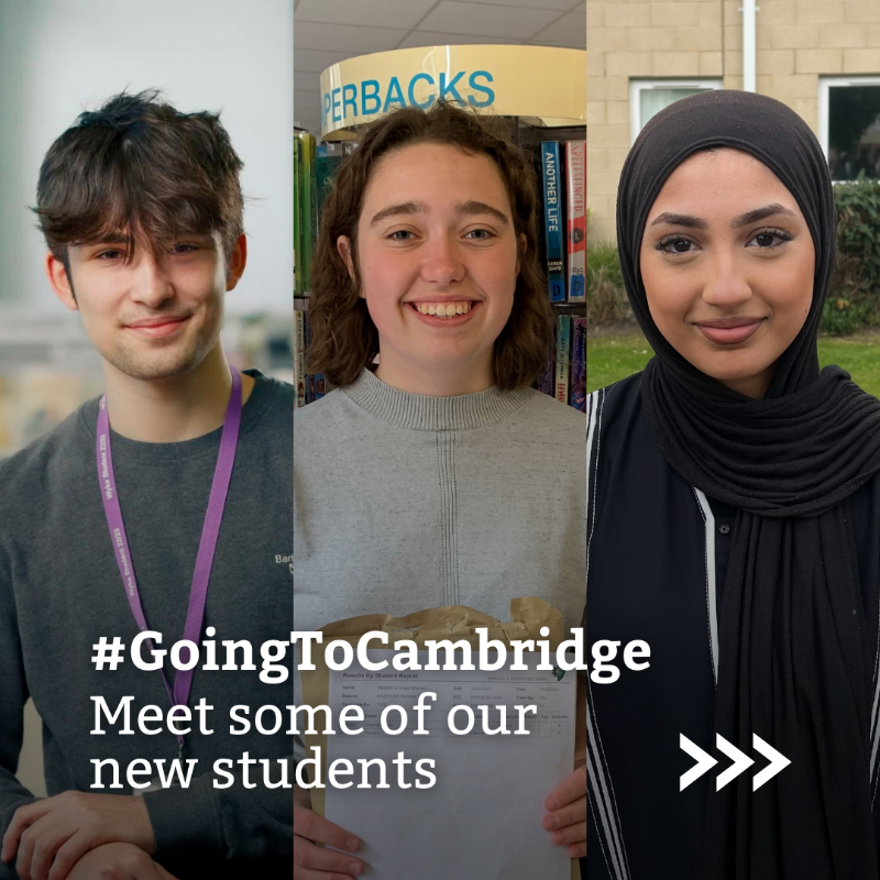 Cambridge_Uni's tweet photo. Many congratulations to everyone who received their A-levels yesterday! 👏

We can't wait to welcome our next wave of undergraduates. Meet some of our new students who will be #GoingToCambridge this October 👇

#ALevels2023 #ALevelResultsDay