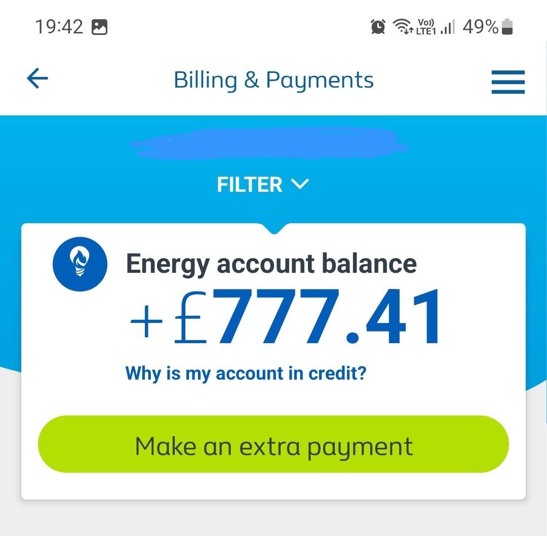 lickle_faery's tweet photo. Excellent, a new reason for british gas to screw up. A new app. Wanna explain the new balance on my account ?? Wtf @BritishGasHelp https://t.co/nWHIxiZ1WF