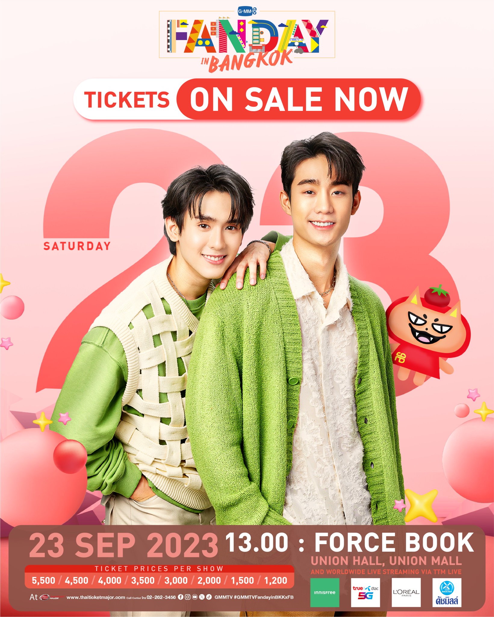 GMMTV FORCE BOOK FANDAY 6 IN SEOUL 写真集 YES24 TICKET