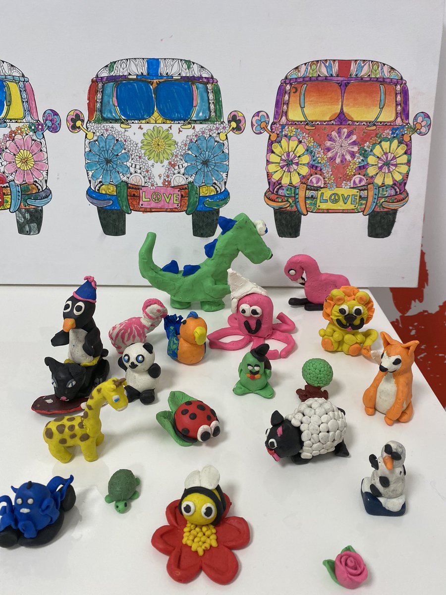 Saying goodbye to these beautiful pieces of work by TYA’s at Palatine Clinic <a href="/TheChristieNHS/">The Christie NHS</a> #infectioncontrol#wehavelovedhavingyou. Here’s to making many more new ones 🦊🦁🐥🐝🐞🦖🐙🦓🐑🦒🌳🌷🍄🌺