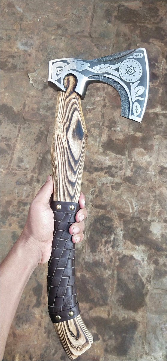 handcraftknives's tweet photo. Best Gift item 
Beautiful Handmade Viking Axe https://t.co/U9yVhJb15G