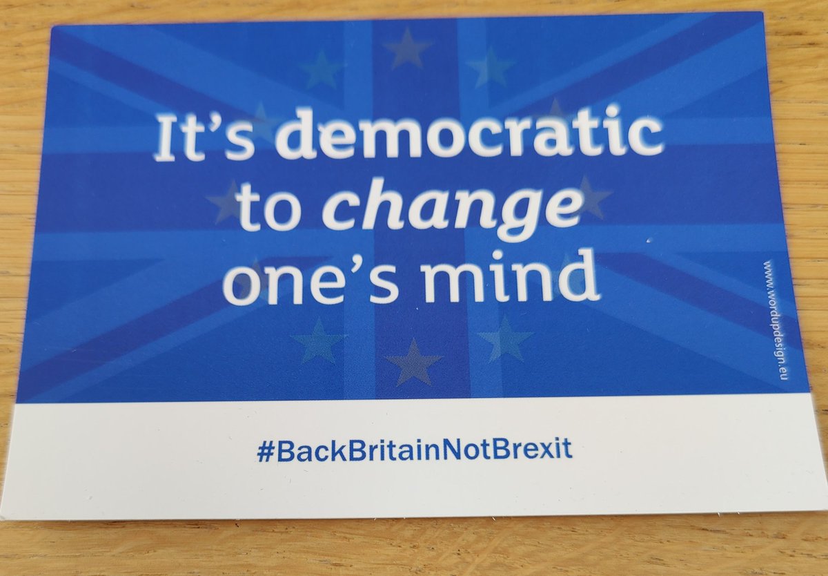 james__glen's tweet photo. @sabahmeddings It's democratic to change one's mind.
#BackBritainNotBrexit https://t.co/DoKfflnviD