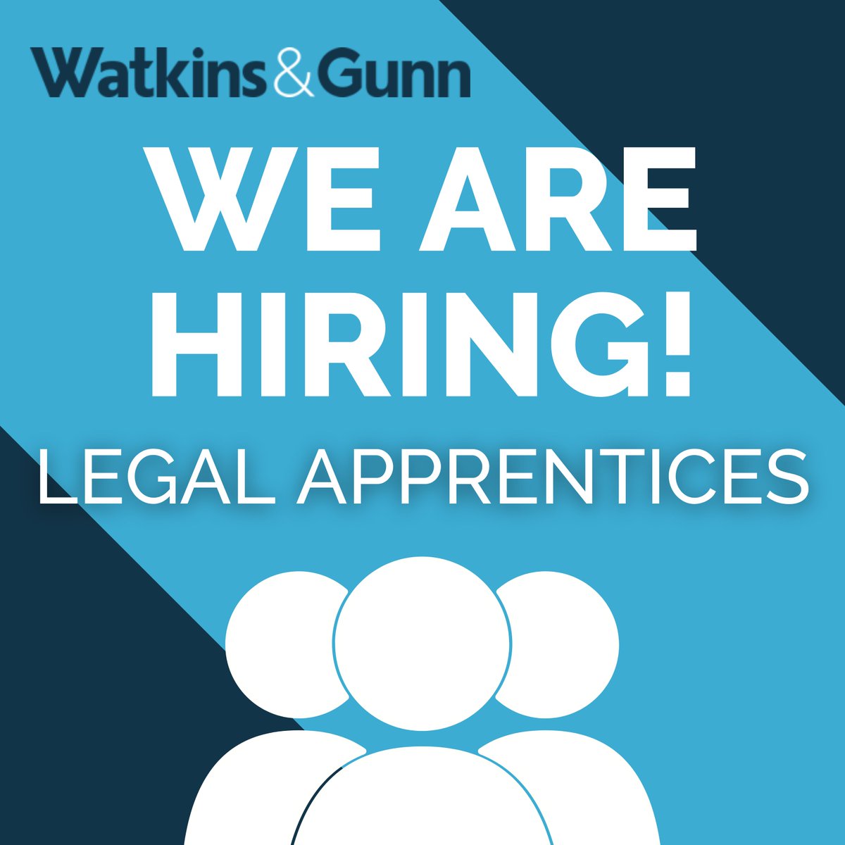 WatkinsandGunn's tweet photo. We have an opportunity for you to gain qualifications whilst earning a wage with us as a Legal Apprentice at our Pontypool office.

Our Requirements:
✨ Eager to learn
✨ Digitally literate
✨ Support our values
✨ A to C in their GCSEs in English and Maths. https://t.co/K4T0b8Pc8V