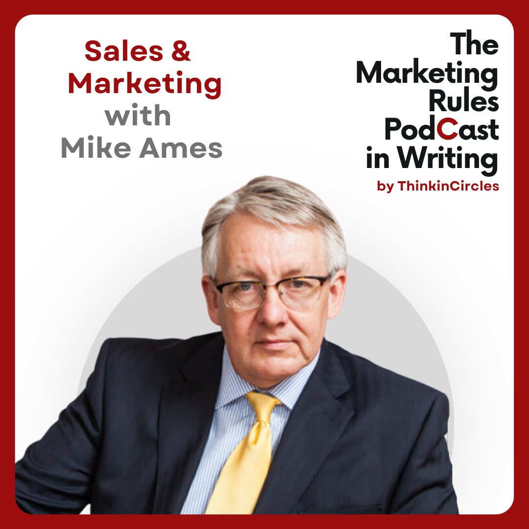 📰 You can find The Marketing Rules Podcast in Writing on our blog. Mike Ames' episode is now available to read here: thinkincircles.com/the-marketing-…  

#MarketingRules
#ThinkinCircles
#RecruitmentMarketing
#PodcastTranscript
#TheVoiceOfRecruitmentMarketing 
#MarketingPodcast