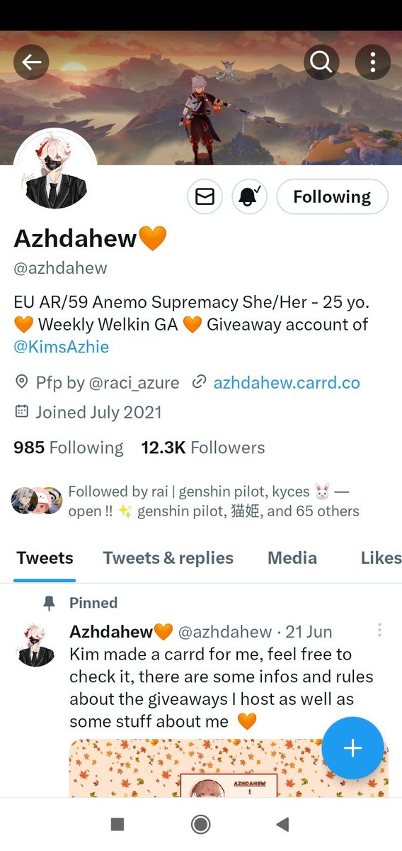 xxiaobb's tweet photo. @azhdahew Ty for hosting! https://t.co/2drazeIgvz
