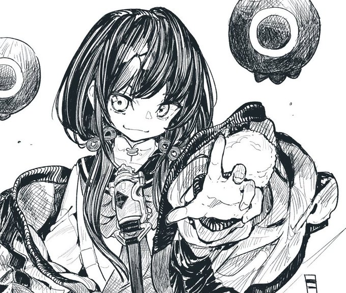 #今週のこだわりポイント
髪の流れに沿って濃淡をつけることで、光源とは別にメッシュ入ってるように見えるやつ 