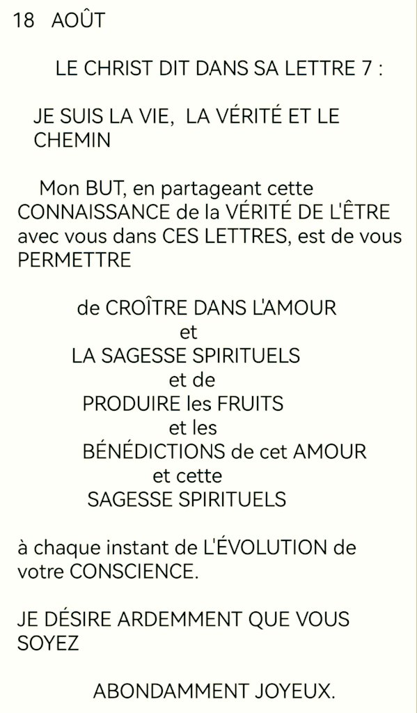 MaintenantEt's tweet photo. #LesLettresDuChrist
#Lettre7
#18Aout
https://t.co/HK6nmbRunu https://t.co/MzMoWG457o