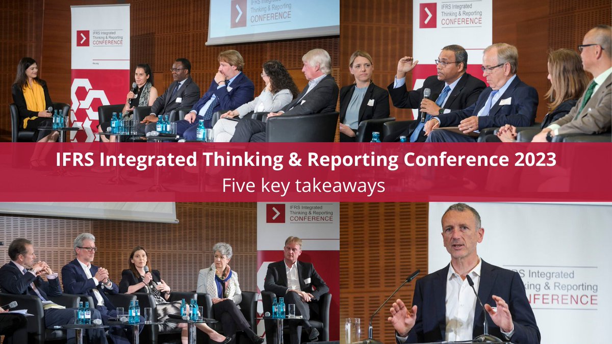 The IFRS Integrated Thinking & Reporting Conference: Connecting strategy to impact through integrated thinking and reporting took place in Frankfurt in June. Read on for five key takeaways from the day’s sessions: integratedreporting.org/news/integrate… #ITIRconference23