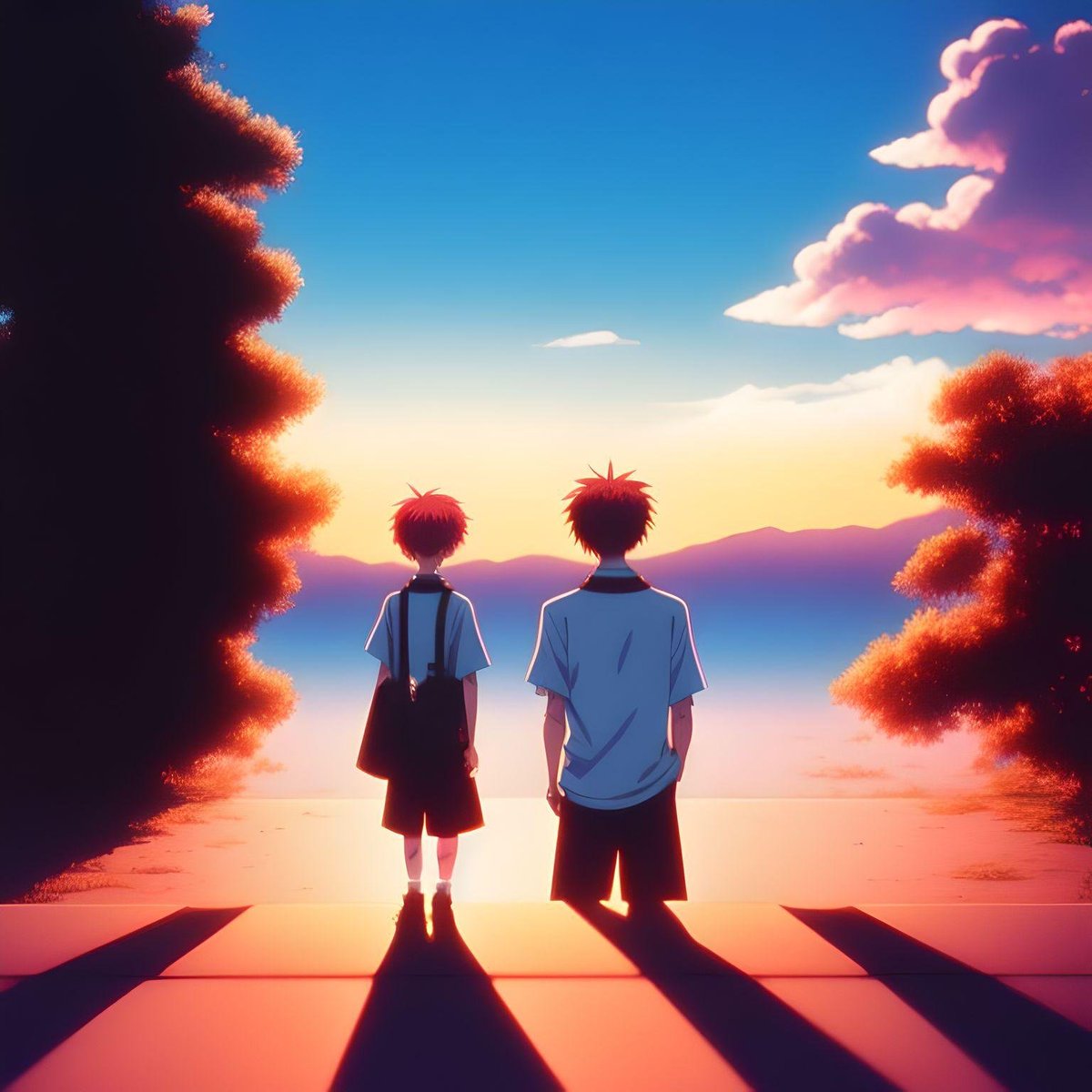 ActiveIntrovrt's tweet image. Heading into Friday like...

Prompt: Create a scene of an introvert enjoying time with another person.

Post: #18

Tool: Fotor (90&apos;s anime style)

Result:

#aiinaugust #activeintrovert
