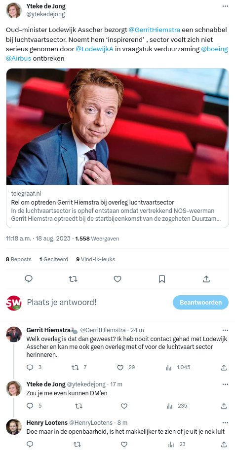 SchipholWatch's tweet photo. De leugenprinses op heterdaad? https://t.co/owlESs22or