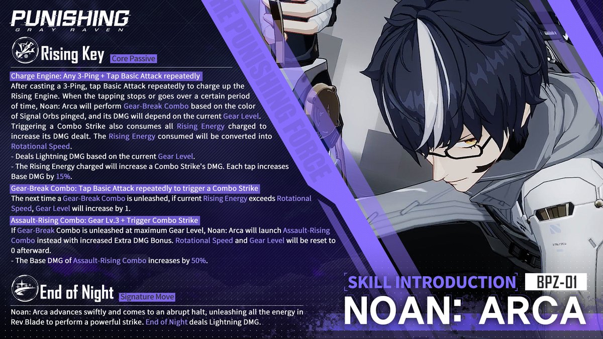 PGR_GLOBAL's tweet photo. The frame "he" created in order to save Noan. It weighed only 41.3 kg at first. A lot of deteriorated parts were used to restrict the movement of the user. Babylonia remodeled it to ensure everything could run smoothly.

#punishinggrayraven #PGR https://t.co/nmJwb9m5Ww