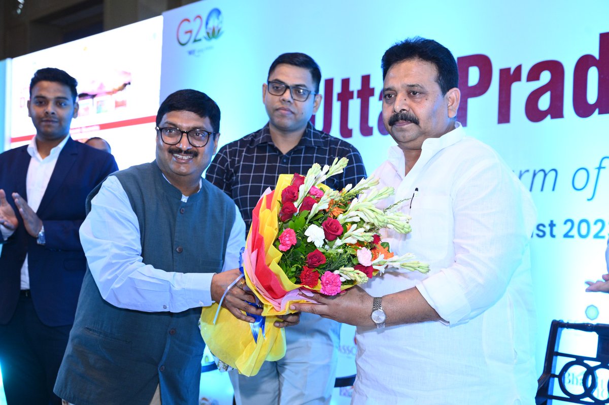 ASSOCHAM4India's tweet photo. 'Uttar Pradesh Darshan Enterprising Charm of Tourism and Hospitality in India' commenced with the lamp-lighting ceremony in presence of eminent personalities and industry leaders, organised by #ASSOCHAM. The aim is to capitalize potential on the tourism and hospitality industry across the country. 🏞️💫

@g20org,@tourismgoi,@kishanreddybjp,@AjaybhattBJP4UK,@shripadynaik,@RavindraMoS_IC,@radicokhaitan,@Utkarshbank,@sidbiofficial,@CapitalUGRO,@coreandpure,@bag2bag_care,@abhibus,@Nirmalaya3,@ayouthveda,@bhupro,@FhraiO,@TAAI1951,@iaccindia,@TTAUP32

#UttarPradesh #Tourism #Hospitality #India #Varanasi #UP #TourismDevelopment