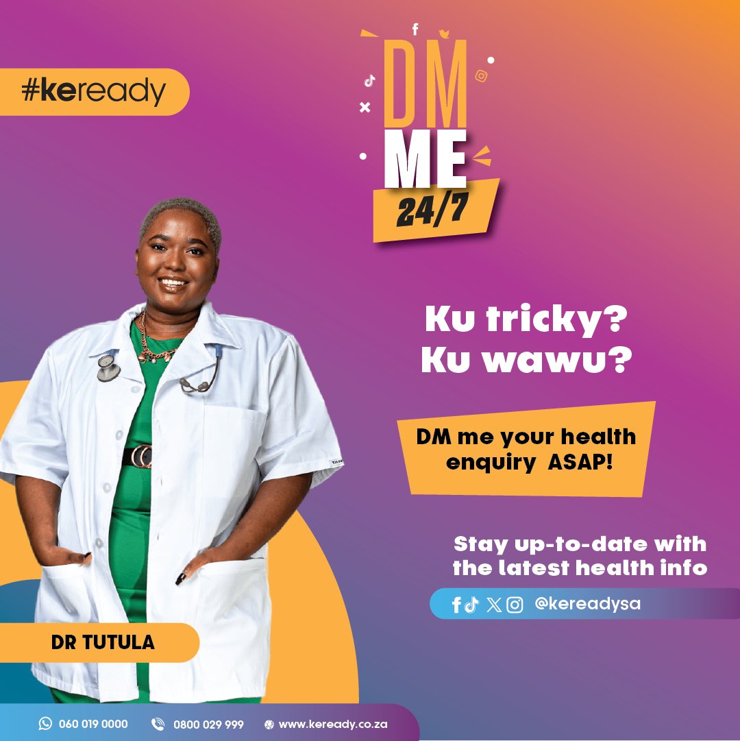 kereadysa's tweet image. Know that you have a doctor with you where ever you go. A #keready doctor. 💁‍♀️
#dmus #healthcare