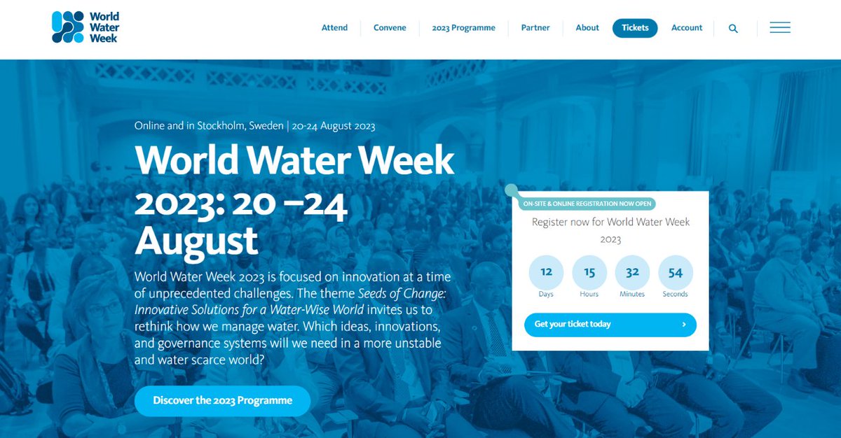 mar2protect's tweet image. From 20-24th August the #wweek conference will be held in Stockholm, you can also attend online.
Do not forget to sail into our events page to discover more interesting events and conferences related🌊
mar2protect.eu/events/
#wastewater #watermanagement #waterresources