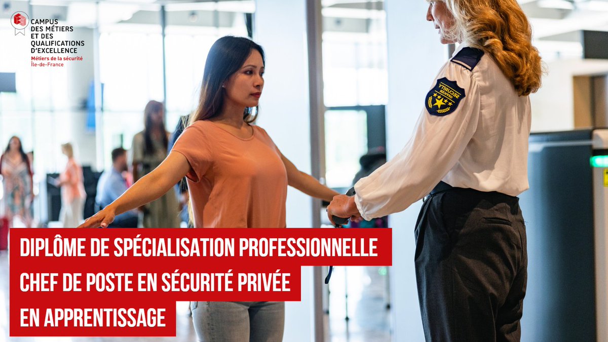 Intéressé par une #formation en tant que chef de poste en sécurité privée en #apprentissage ?

Rejoignez-nous pour acquérir les compétences et les connaissances nécessaires pour évoluer dans ce domaine en pleine expansion  🛡️

+ infos 👉lc.cx/s_UWnJ

#securiteprivee