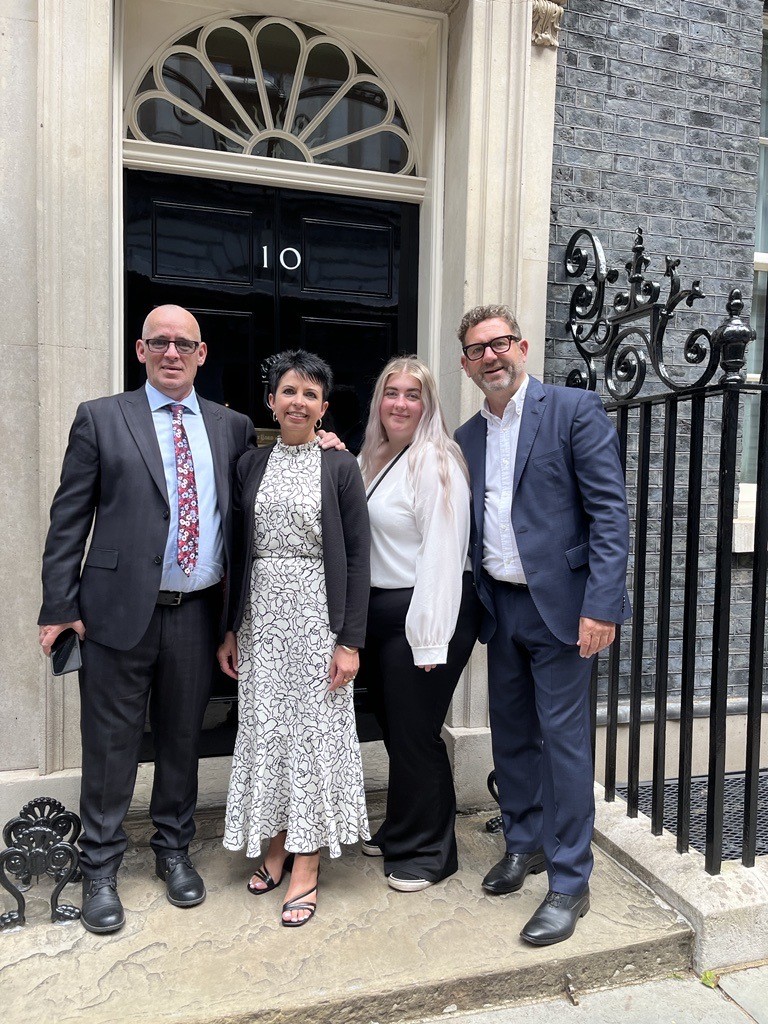 City &amp; County’s CEO Gary Fee, and our fantastic care workers Tony Graham, Amanda Morgan and Neve Beamish were delighted to attend an event at 10 Downing Street yesterday.

They represented our care workforce at a reception held in recognition of care staff.