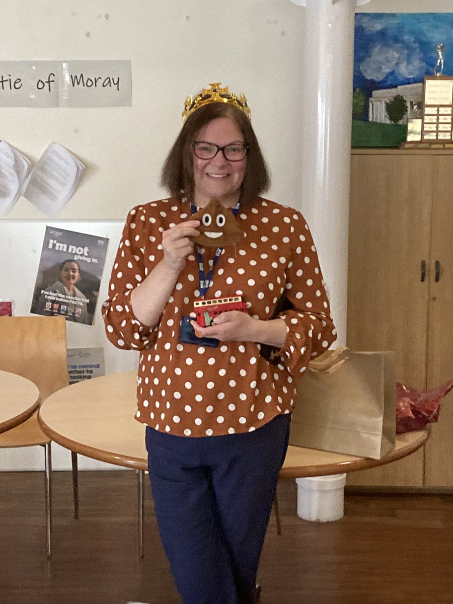 Today is a very sad day as we say farewell to <a href="/KathrynKinnear/">kathryn kinnear</a> as she takes up post of interim service manager for mental health and drug and alcohol services in Moray. We wish you the very best in your new role Katie. #holdthe🚌<a href="/SNGMHLD/">Royal Cornhill Hospital</a> @judemm2 <a href="/kross_sparkles/">Kerry</a> <a href="/NHSGrampian/">NHS Grampian</a>