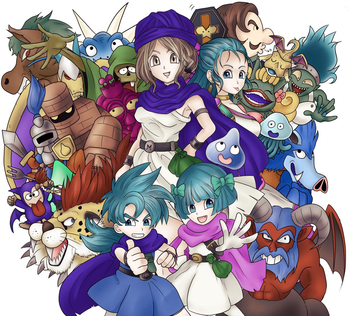 配信アーカイブパート17まで！ケンタラウス、ゴーレム、シュプリンガー、アンクルホーンと大型モンスターを一気に追加…もうサムネに収まる気がしない😇抜けがあったらお知らせを…🐍💦