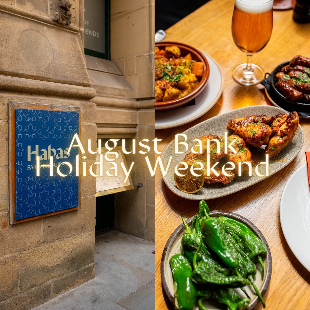 🚨✨AUGUST BANK HOLIDAY✨🚨

🍽️ LUNCH MENU - Friday 12pm-5pm
🍾TIPSY TAPAS - Friday until 5pm, Saturday until 4pm, SPECIAL SUNDAY SESSION 12PM-4PM
🍴3 FOR £18 - Friday ALL DAY, Saturday until 4pm, Sunday until 4pm
🥣A LA CARTE - ALL DAY EVERYDAY

See you there❤️