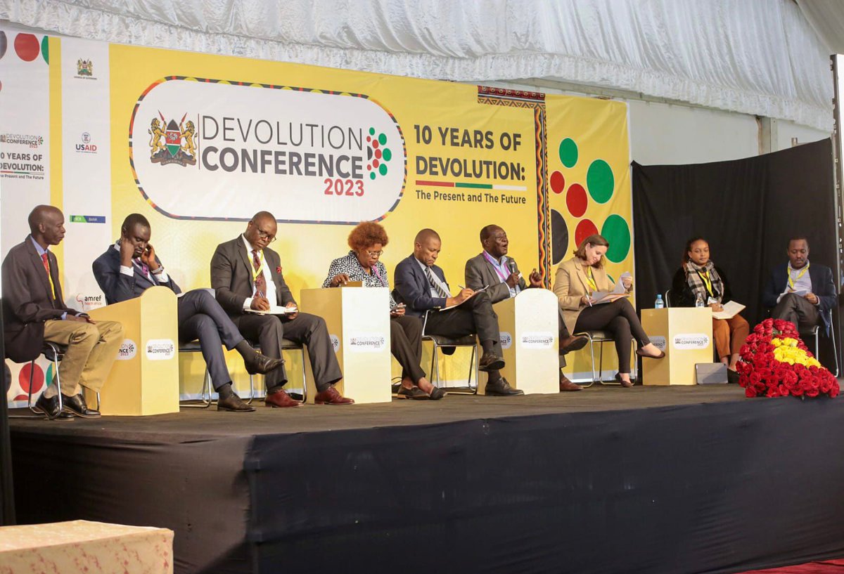 crawntrustkenya's tweet photo. We are at the Devolution Conference 2023 #DEVCON2023 CRAWN Trust was represented in the panel discussions on -Affirmative Action- Linking lesssons to a sustainable future -Water, Resources and Natural Resources Management breakaway session https://t.co/tBm7fc7zsd