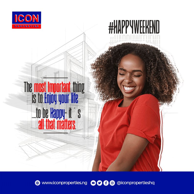 iconpropertyhq's tweet photo. The happiest people don't have the best of everything, they make the best of everything.
#Iconproperties
#realestate
#realestateinvestment
#happinesscomesfromwithin
#happyweekend. https://t.co/rXx8wrYUz4