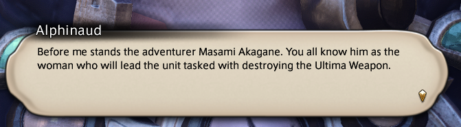 maixemos's tweet photo. Playing through ffxiv MSQ again but on my little bastard lizard whose gender is just "lol" and this little bit of dialogue made me happy https://t.co/TFSnFDZCGW
